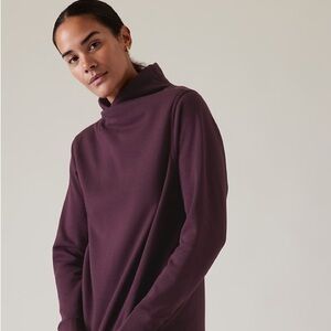 Athleta Cozy Karma Twist Neck sweatshirt